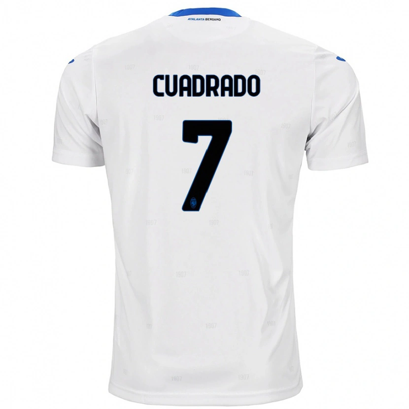 Danxen Kinderen Juan Cuadrado #7 Wit Uitshirt Uittenue 2024/25 T-Shirt