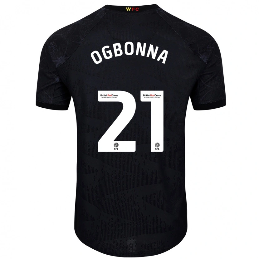 Danxen Kinderen Angelo Ogbonna #21 Zwart Wit Uitshirt Uittenue 2024/25 T-Shirt