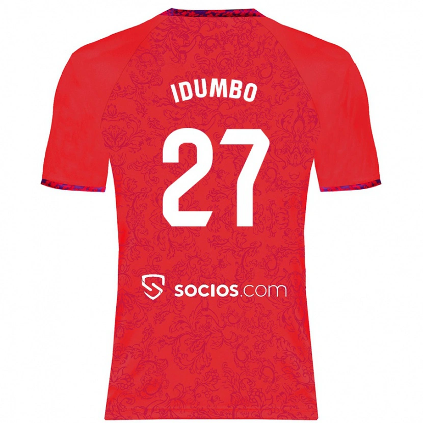 Danxen Kinderen Stanis Idumbo Muzambo #27 Rood Uitshirt Uittenue 2024/25 T-Shirt