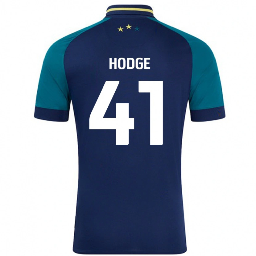 Danxen Kinderen Joe Hodge #41 Marineblauw Donkergroen Uitshirt Uittenue 2024/25 T-Shirt