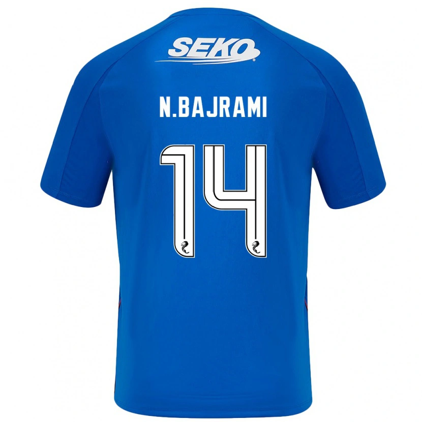 Danxen Kinderen Nedim Bajrami #14 Donkerblauw Thuisshirt Thuistenue 2024/25 T-Shirt