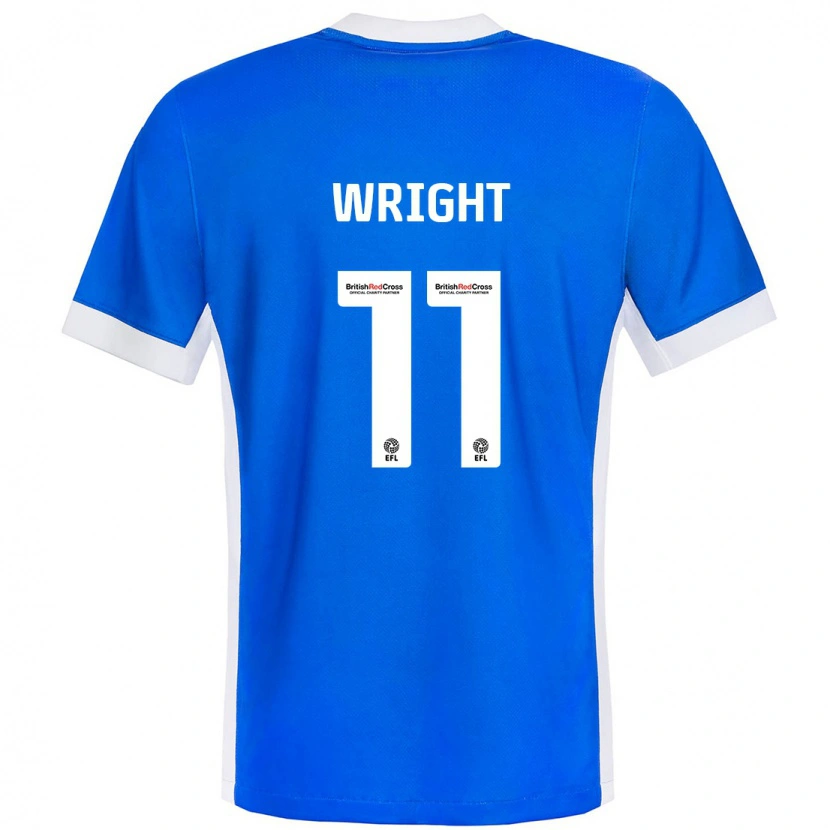 Danxen Kinderen Scott Wright #11 Blauw Wit Thuisshirt Thuistenue 2024/25 T-Shirt