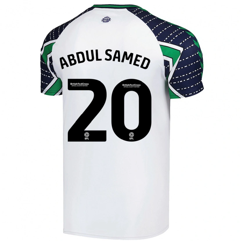 Danxen Kinderen Salis Abdul Samed #20 Wit Uitshirt Uittenue 2024/25 T-Shirt