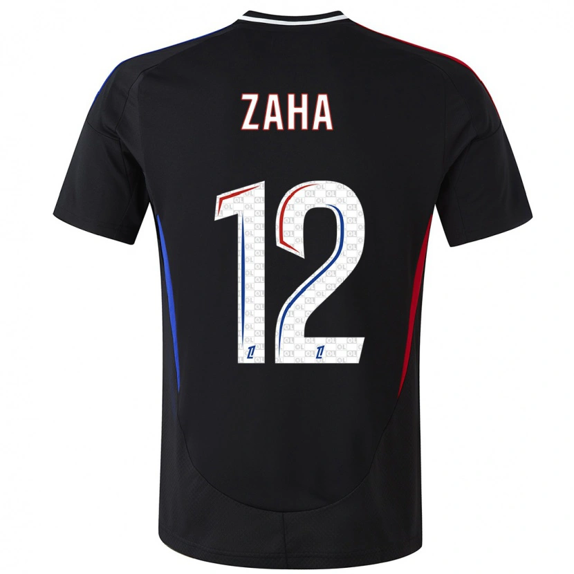 Danxen Kinderen Wilfried Zaha #12 Zwart Uitshirt Uittenue 2024/25 T-Shirt