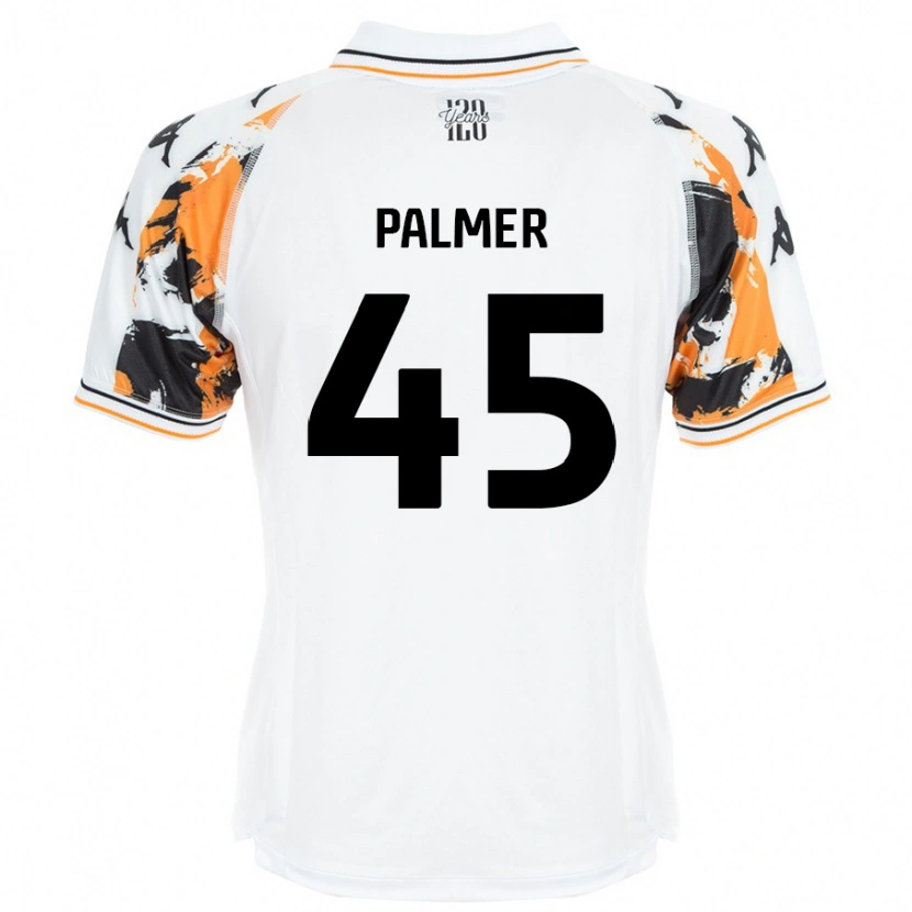 Danxen Kinderen Kasey Palmer #45 Wit Uitshirt Uittenue 2024/25 T-Shirt