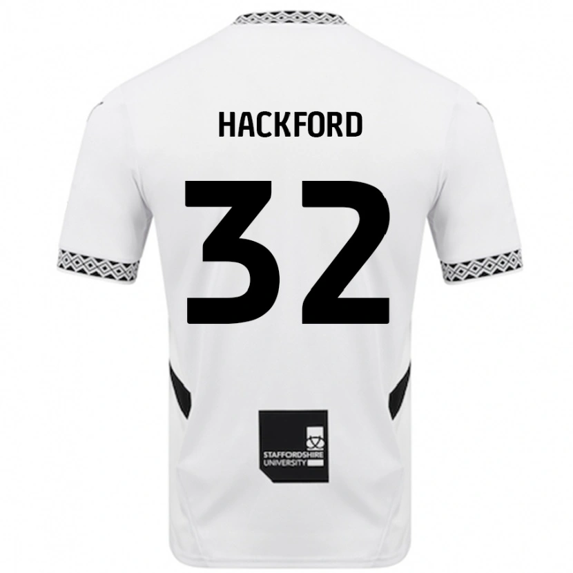 Danxen Kinderen Antwoine Hackford #32 Wit Thuisshirt Thuistenue 2024/25 T-Shirt