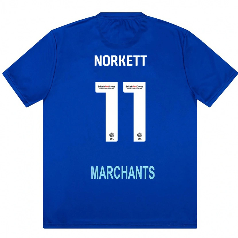 Danxen Kinderen Manni Norkett #11 Groen Uitshirt Uittenue 2024/25 T-Shirt