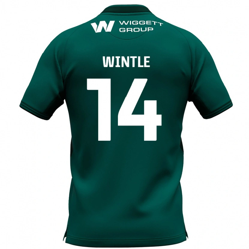 Danxen Kinderen Ryan Wintle #14 Groen Uitshirt Uittenue 2024/25 T-Shirt