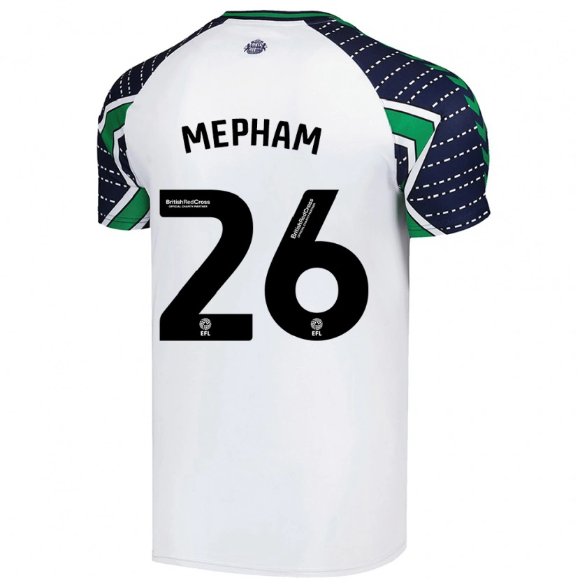 Danxen Kinderen Chris Mepham #26 Wit Uitshirt Uittenue 2024/25 T-Shirt