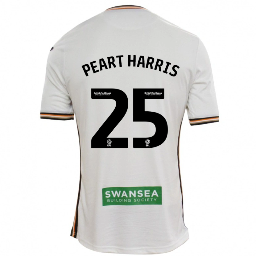 Danxen Kinderen Myles Peart-Harris #25 Wit Thuisshirt Thuistenue 2024/25 T-Shirt