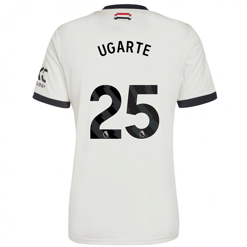 Danxen Heren Manuel Ugarte #25 Gebroken Wit Thuisshirt Derde Tenue 2024/25 T-Shirt