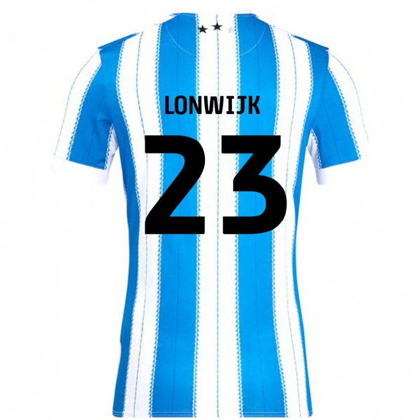 Danxen Heren Nigel Lonwijk #23 Blauw Wit Thuisshirt Thuistenue 2024/25 T-Shirt