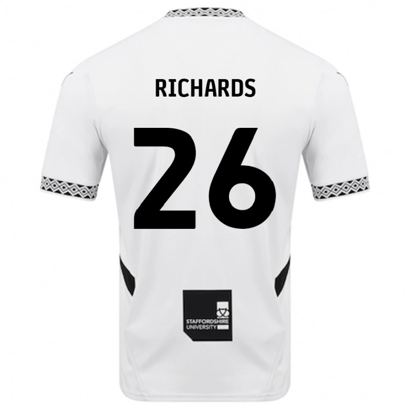 Danxen Heren Rico Richards #26 Wit Thuisshirt Thuistenue 2024/25 T-Shirt