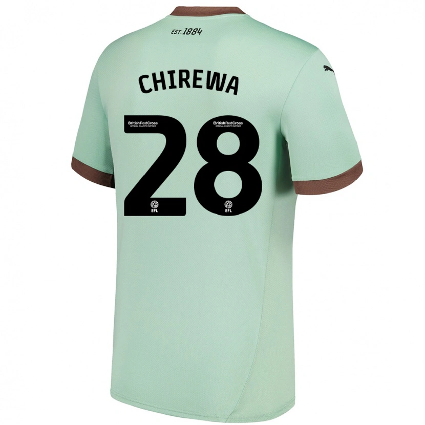 Danxen Heren Tawanda Chirewa #28 Lichtgroen Uitshirt Uittenue 2024/25 T-Shirt