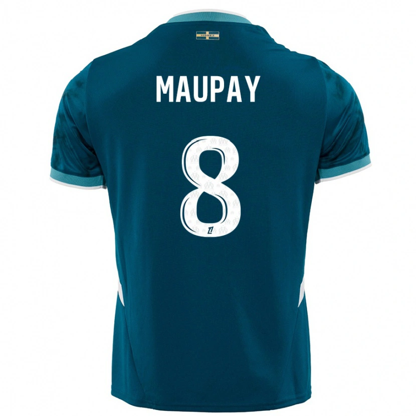 Danxen Heren Neal Maupay #8 Turkoois Blauw Uitshirt Uittenue 2024/25 T-Shirt