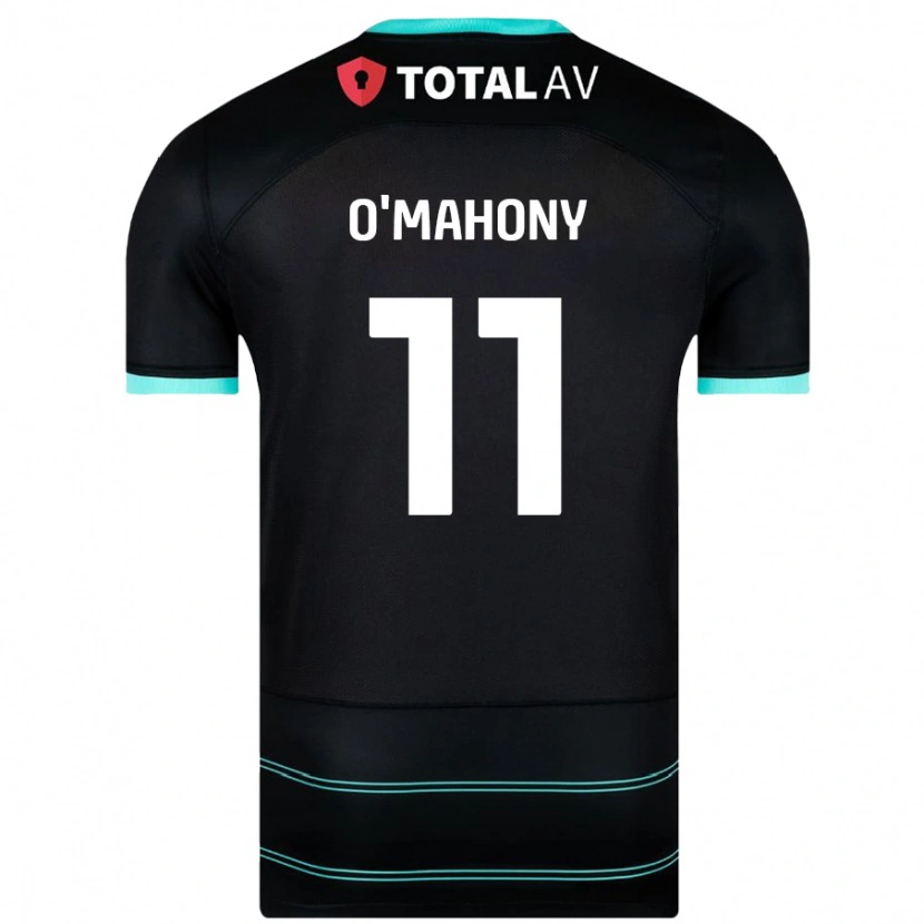 Danxen Heren Mark O'mahony #11 Zwart Uitshirt Uittenue 2024/25 T-Shirt