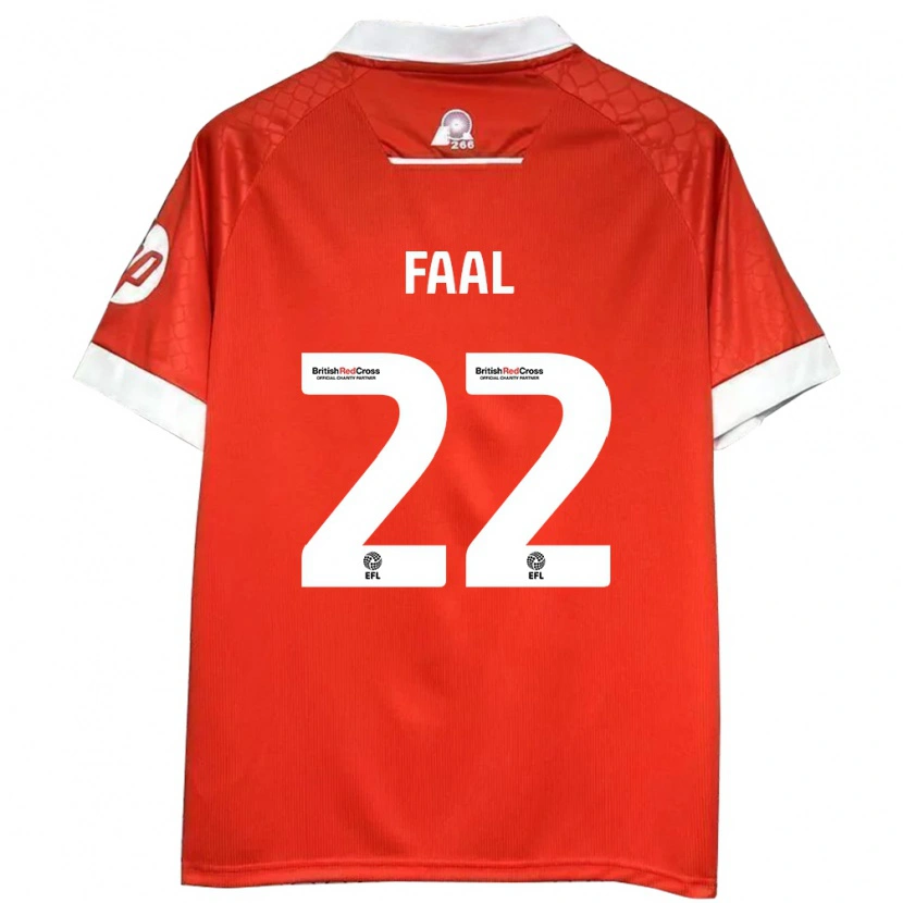 Danxen Heren Mo Faal #22 Rood Wit Thuisshirt Thuistenue 2024/25 T-Shirt