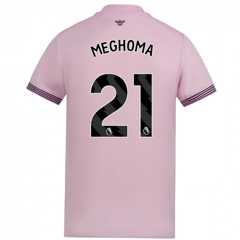 Danxen Heren Jayden Meghoma #21 Roze Uitshirt Uittenue 2024/25 T-Shirt