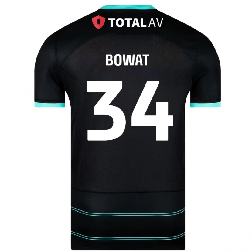 Danxen Heren Ibane Bowat #34 Zwart Uitshirt Uittenue 2024/25 T-Shirt