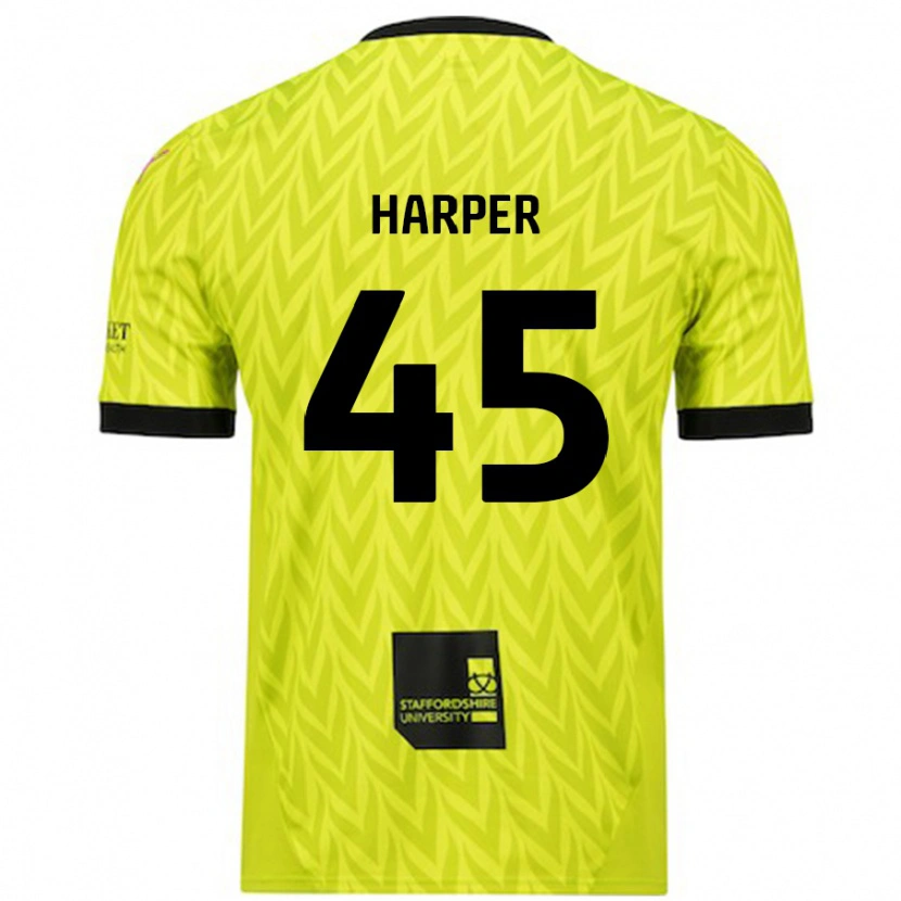 Danxen Heren Rekeem Harper #45 Fluorescerend Groen Uitshirt Uittenue 2024/25 T-Shirt