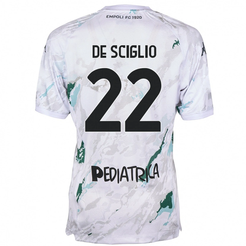 Danxen Dames Mattia De Sciglio #22 Grijs Uitshirt Uittenue 2024/25 T-Shirt