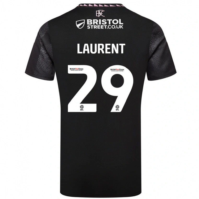 Danxen Dames Josh Laurent #29 Zwart Uitshirt Uittenue 2024/25 T-Shirt